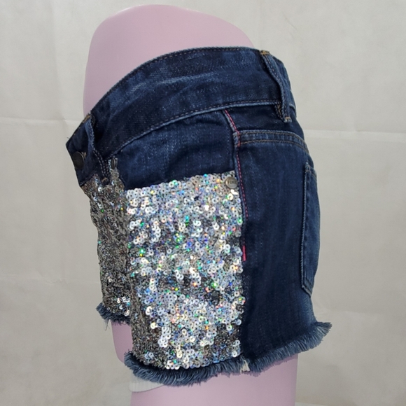 PINK Victoria Secret Sequin Shorts - Picture 3 of 10